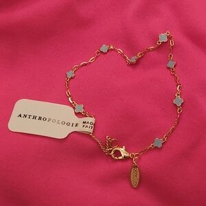 Anthropologie Made by Mary Clover Epoxy Bracelet – Sky Blue